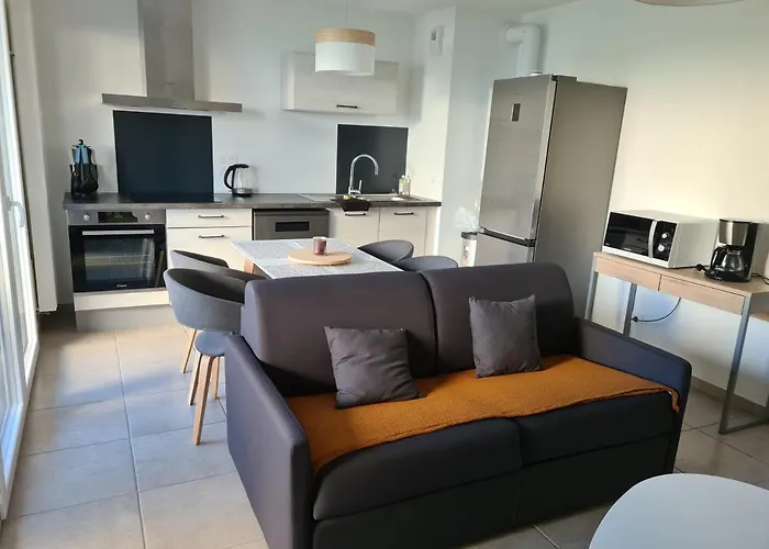 L\'Instant Leman - T2 3 Etoiles A 5Min De Thonon Et Evian Avec Terrasse Et Jardin A 100M Du Lac